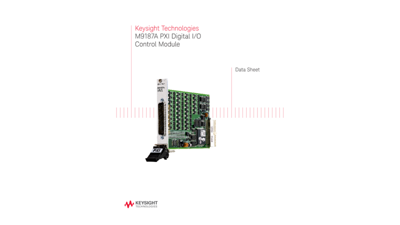 M9187A PXI Digital I/O Control Module